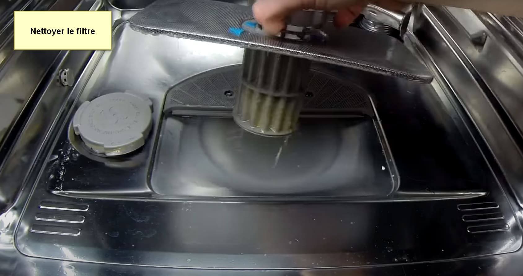 Code d'erreur du lave-vaisselle Siemens E25 nettoyer le filtre