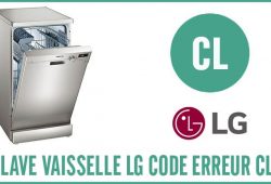 Lave vaisselle LG erreur CL